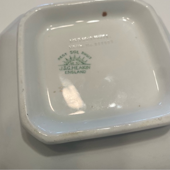 Antique Art Deco J&G Meakin Square Covered Serving Dish - Picture 4 of 6